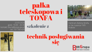 pałka, tonfa marzec 2020